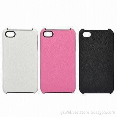 Leather Cases for Apple's iPhone 4G, Made of PC Material, Various Colors Available